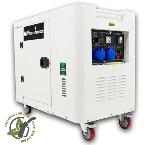 Wolf POWER STATION WPS9500DBE 8000w 13HP 10KVA Diesel Generator 1 Wolf POWER STATION WPS9500DBE 8000w 13HP 10KVA Diesel Generator