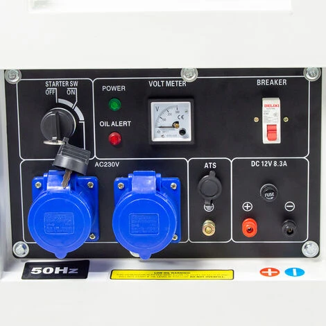 Wolf POWER STATION WPS9500DBE 8000w 13HP 10KVA Diesel Generator 3 Wolf POWER STATION WPS9500DBE 8000w 13HP 10KVA Diesel Generator - Image 3