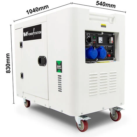 Wolf POWER STATION WPS9500DBE 8000w 13HP 10KVA Diesel Generator 5 Wolf POWER STATION WPS9500DBE 8000w 13HP 10KVA Diesel Generator - Image 5