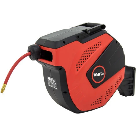 Wolf Air 20m Retractable Rubber Air Hose Reel 1 Wolf Air 20m Retractable Rubber Air Hose Reel