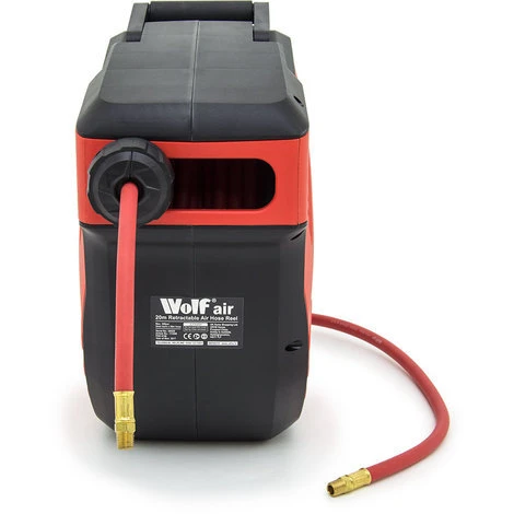 Wolf Air 20m Retractable Rubber Air Hose Reel 2 Wolf Air 20m Retractable Rubber Air Hose Reel - Image 2