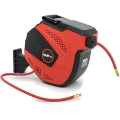 Wolf Air 20m Retractable Rubber Air Hose Reel 5 Wolf Air 20m Retractable Rubber Air Hose Reel -Tool Sale Shop 7023354 3