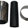 Wolf Cob Mouthpiece 2651799 DN 80 / 125, 290 Mm, For Air / Exhaust Pipe, Stainless Steel / Polypropylene
