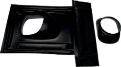 Wolf Cob Universal Pan 2651460 24-45 °, DN186, Flexible Lead Apron, Plastic, Black