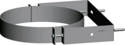 Wolf Cob Wall Bracket Facade 2651662 DN 125, Adjustable, Stainless Steel