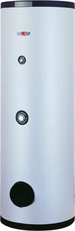 Wolf Se-2 Standing Storage 2444172 300 L, Silver, Steel, Double Enamelled