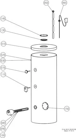Wolf Se-2 Standing Storage Tank 2444176 150 L, White, Steel, Double Enamelled 8 Wolf Se-2 Standing Storage Tank 2444176 150 L, White, Steel, Double Enamelled -Tool Sale Shop Wolf Se 2 standing storage tank 2444176 150 l white steel double enamelled 3