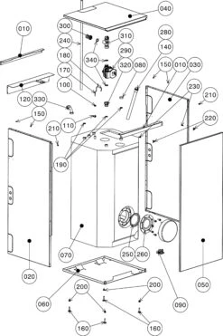 Wolf Ts Hot Water Storage Tank 8908101 160 L, For TOB / COB, Enamelled -Tool Sale Shop Wolf Ts hot water storage tank 8908101 160 l for TOB COB enamelled 3
