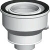 Wolf Air / Flue Gas Duct 2651733 DN 60/100 To DN 80 / 125, Transition, Pluggable, White