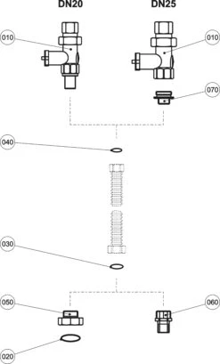 Wolf Connection Set 2012080 Cap Valve 3/4", For Expansion Tank 25-50 L -Tool Sale Shop Wolf connection set 2012080 cap valve 3 4andquot for expansion tank 25 50 l 2