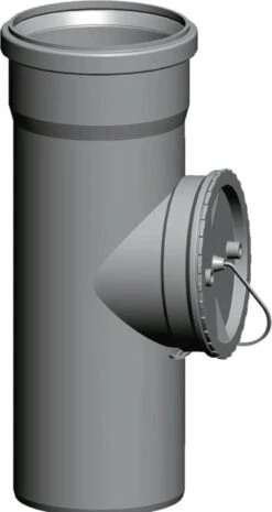 Wolf Revision Pipe 2651671 DN 110, 290 Mm, Up To 120 °C, For Shaft Installation, PP