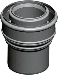 Wolf Transition 2651485 DN80/125 - DN110/160, Pluggable, White