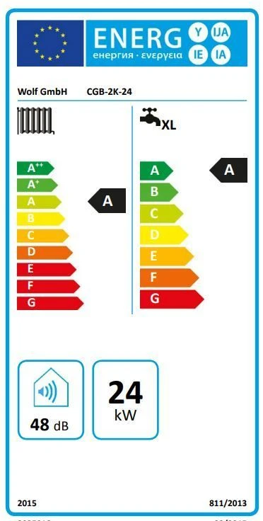 Wolf CGB-2-K-24 24kW Gasbrennwert Kombitherme Paket Mit Bedienmodul BM2, Anschlusszubehör Aufputz, Für Heizen Und Warmwasser - Image 2