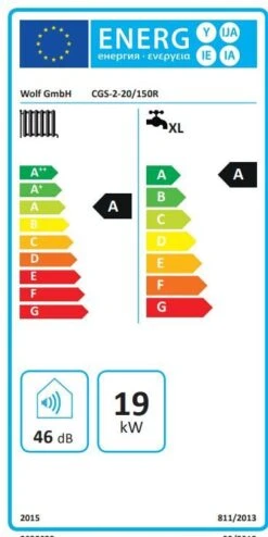 Wolf CGS-2-20/150R Gas Condensing Center 8615016 20kW, With Hot Water Coiled Tube Storage -Tool Sale Shop kataloge wolf bildfarbe 8615016 el