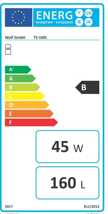 Wolf Ts Hot Water Storage Tank 8908101 160 L, For TOB / COB, Enamelled 5 Wolf Ts Hot Water Storage Tank 8908101 160 L, For TOB / COB, Enamelled - Image 5