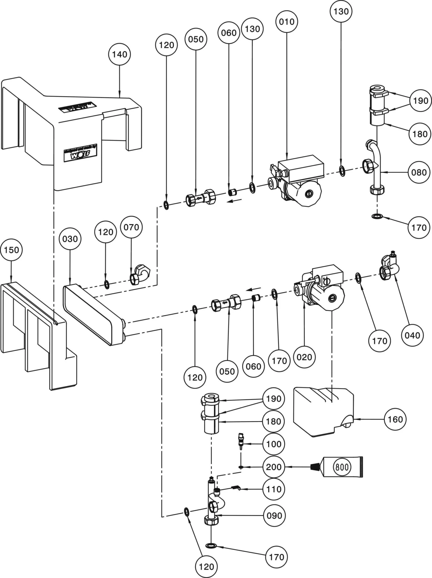 Wolf Ts Hot Water Storage Tank 8908101 160 L, For TOB / COB, Enamelled 2 Wolf Ts Hot Water Storage Tank 8908101 160 L, For TOB / COB, Enamelled - Image 2