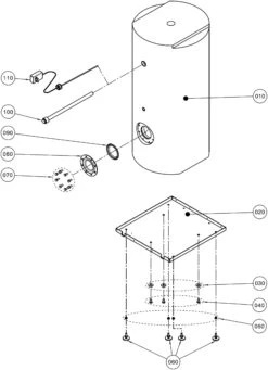 Wolf Match0 Boiler Cylinders BWL- 2000 -08/10, BWS- 2000 -06/08/10, BWW- 2000 -07/11 -Tool Sale Shop kataloge wolf explos wox 32 51 200 006 01