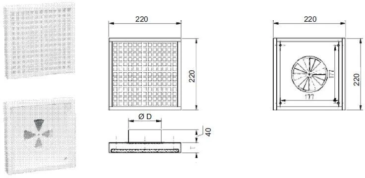 Wolf CWL Excellent Kitchen Exhaust Air Valve 2575834 With Filters G3 2 Wolf CWL Excellent Kitchen Exhaust Air Valve 2575834 With Filters G3 - Image 2
