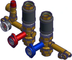 Wolf Cgb Connection Group Heating Circuit 2070434 Without Pump, For 75/100