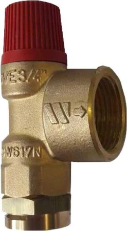 Wolf Safety Valve 2075071 3 Bar Response Pressure, 3/4 "plugged, For Internal Connection