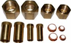 Wolf Bwl Connection Set 2484750 Euro Flare Adapter, For Brazing On Refrigerant Lines