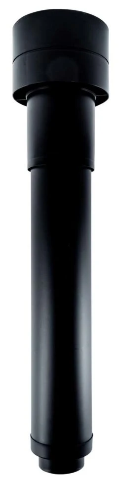 Wolf CWL Excellent Roof Duct 2575802 DN 160, 1159mm, Thermally Insulated, Black