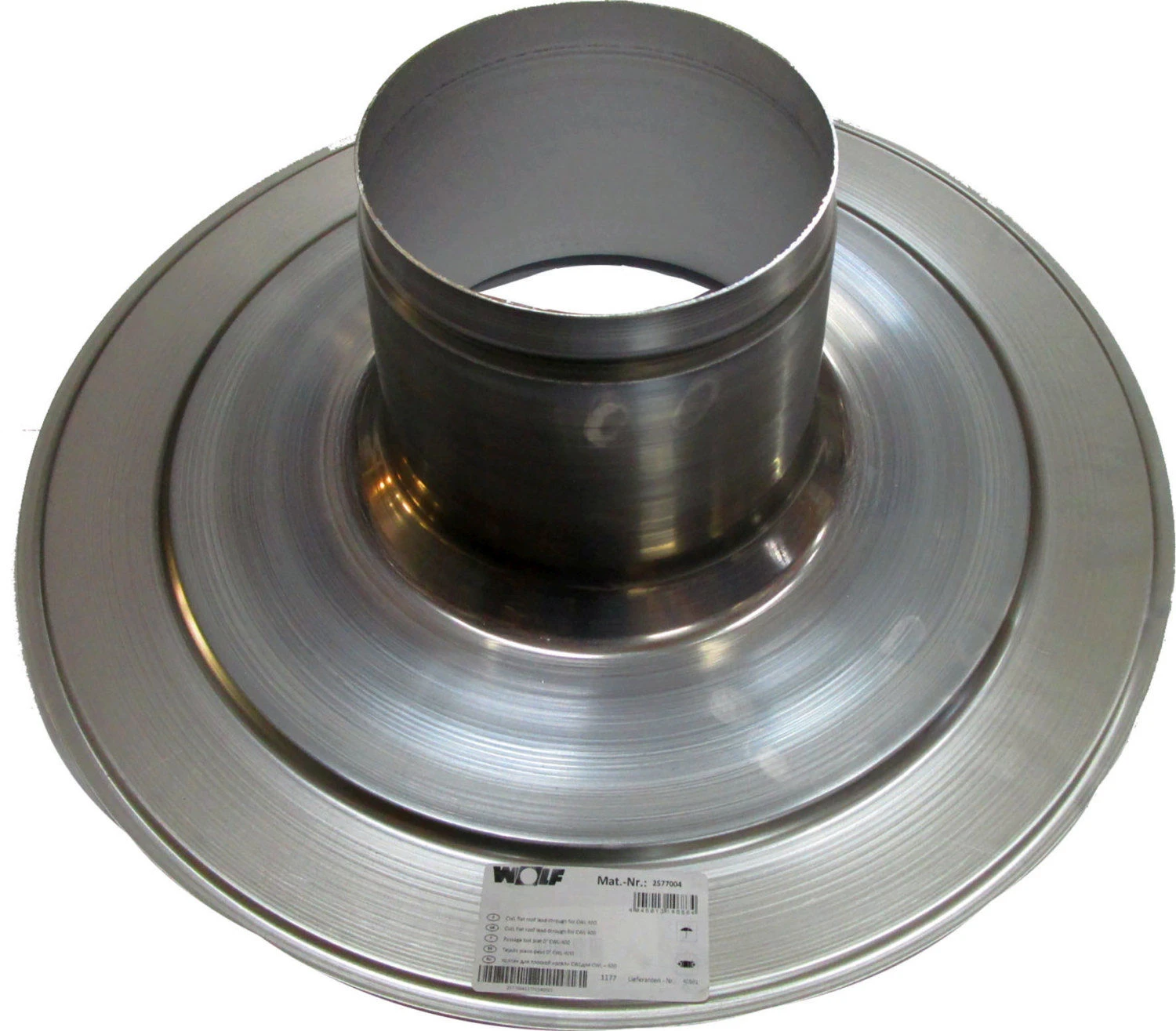 Wolf CWL Excellent Flat Roof Duct 2577004 0 Degree C, For CWL 180/300 1 Wolf CWL Excellent Flat Roof Duct 2577004 0 Degree C, For CWL 180/300