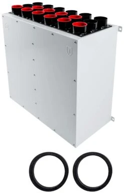 Wolf Cwl Air Distributor 2577607 DN 160, 2 X 9 Supports DN 75, With 5 Pipe Caps