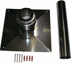 Wolf Cob Shaft Cover 2651512 DN 80 , Rigid, Stainless Steel , For Exhaust Pipe