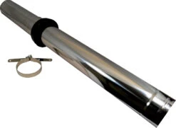 Wolf Dachdurchführung 2651908 DN 60/100, 1000 Mm, Stainless Steel / Polypropylene, For Luft- / Flue Pipe Facade