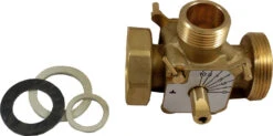 Wolf 3 Way Mixing Valves Made Of Brass DN 25 2744635 F. Piping. Set DN 25HA