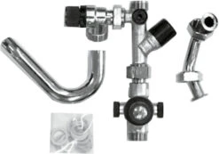 Wolf Cgw-2 Connection Set Drinking Water 8610474 With Pressure Reducing Valves , Surface Installation