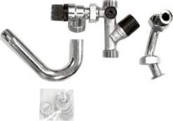 Wolf Cgw-2 Connection Set Drinking Water 8610476 Without Pressure Reducing Valves , Surface Installation