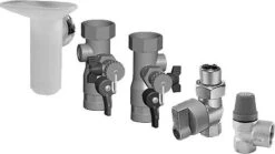 Wolf Cgb Connection Set 8616330 CGB-2-38 / 55, For Surface Installation