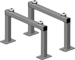 Wolf Bwl Floor Console 2484747 For Fastening The External Module, Hot-dip Galvanized