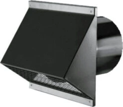 Wolf CWL Excellent Wall Hood 2575806 Black, DN 125 Mm