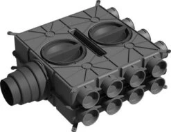 Wolf CWL Excellent Air Distributor 2577596 16 Spigots DN 75 With 4 Sealing Caps