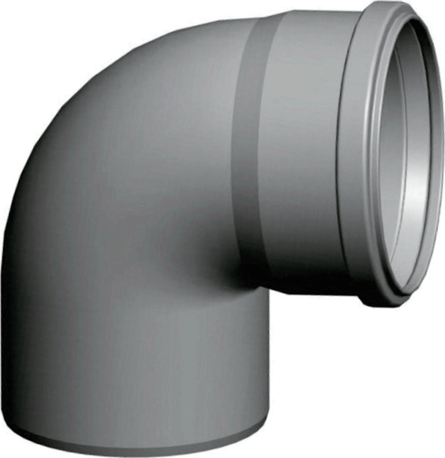 Wolf Cob PPSU Bend 2651508 87 °, DN 80 , Up To 120 ° C, For Exhaust Pipe, PP 1 Wolf Cob PPSU Bend 2651508 87 °, DN 80 , Up To 120 ° C, For Exhaust Pipe, PP