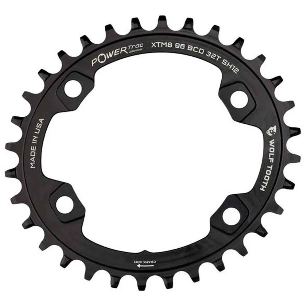 Wolf-tooth M8000 Shimano 12s 96 BCD Oval Chainring 1 Wolf-tooth M8000 Shimano 12s 96 BCD Oval Chainring